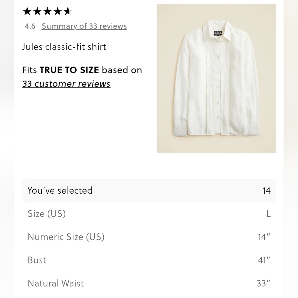 J.Crew Jules classic-fit shirt - Picture 6 of 8